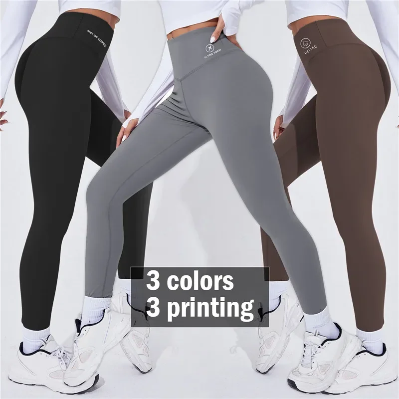 High Waist Yoga Warm Leggins Sports Tights Thermal Woman Running Pants Sexy Butt