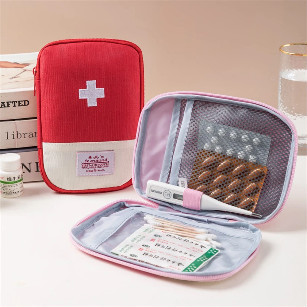 Home Medicine Bag Portable Cute First Aid Kit Medical Emergency Kit Organizer Ou