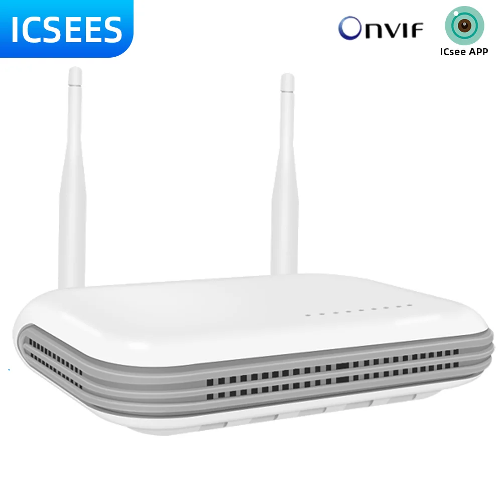 ICsee Mini 8CH NVR Security-protection NVR Recorder for IP Wireless Cameras Vide