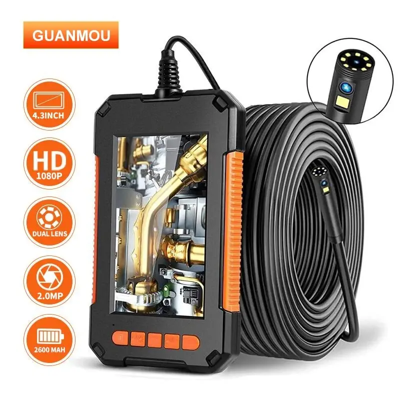 Industrial Endoscope Camera 1080P 4.3 "Single Dual Lens HD1080P Car Inspection B