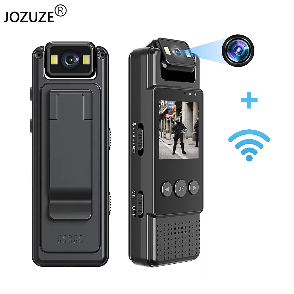 JOZUZE MD17 Wifi Mini Camera 1080P Portable Digital Video Recorder Worn Police S