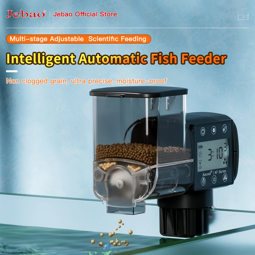 Jebao Jecod New Aquarium Fish Tank Feeder Intelligent Automatic Feeder Digital T