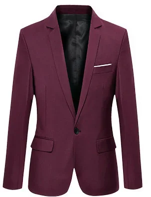 Korean Style Casual Suit Jacket For Men Western Style Clothes Youth Men's Wear W