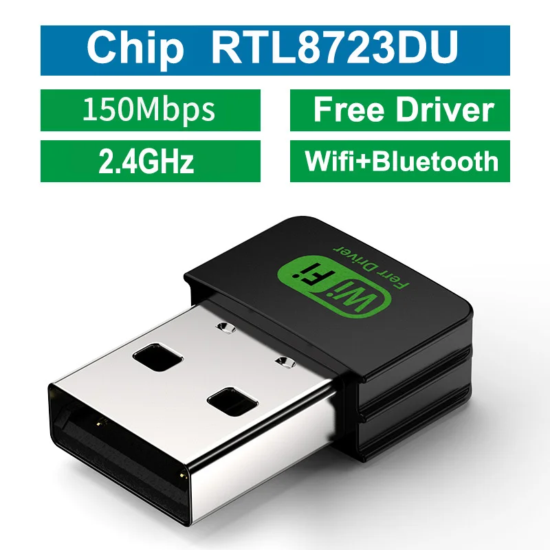 MINI USB Wifi Bluetooth Adapter 150Mbps 2.4Ghz Antenna Ethernet Wi-fi Dongle Lan