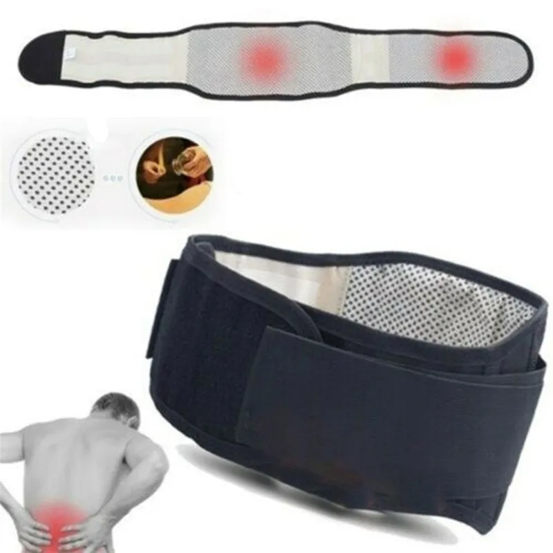 Magnetic Self-Heating Lower Back Lumbar Waist Pad Belt Support Protector Promote