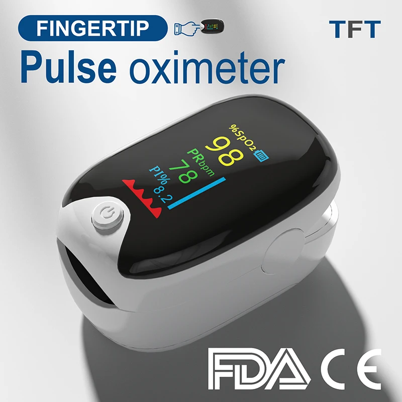 Medical Finger Pulse Oximeter Saturometer Oxygen Saturation Pediatric Oximetro H