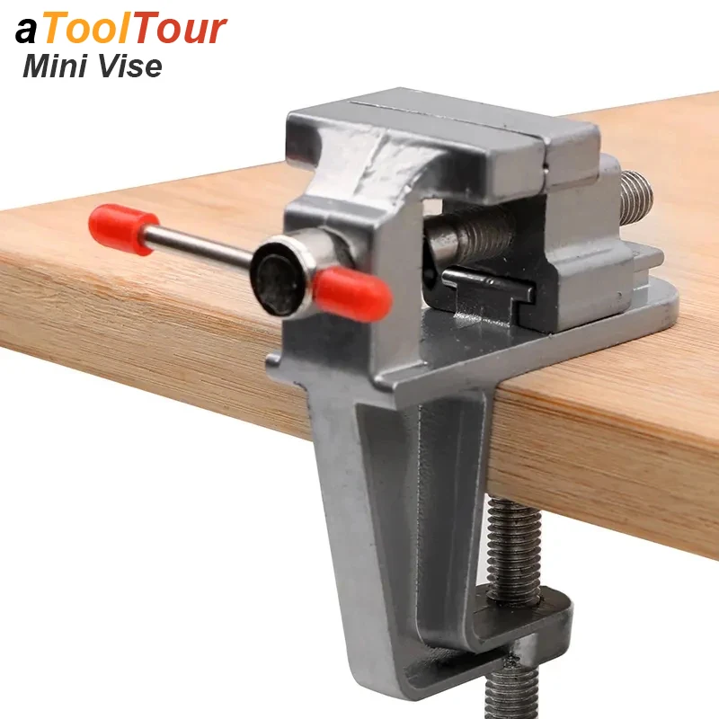 Mini Bench Vise Table Clamp Screw DIY Craft Mold Fixed Repair Tool Plier Jewelry