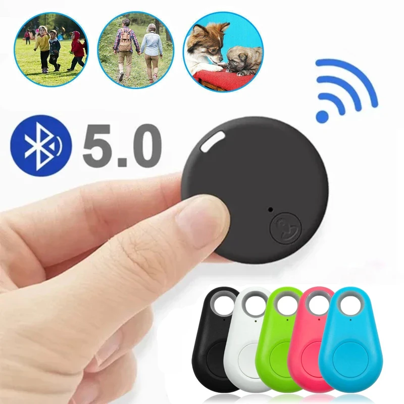 Mini GPS Mobile Bluetooth 5.0 Tracker Anti-Lost Device Round Anti-Lost Device Pe