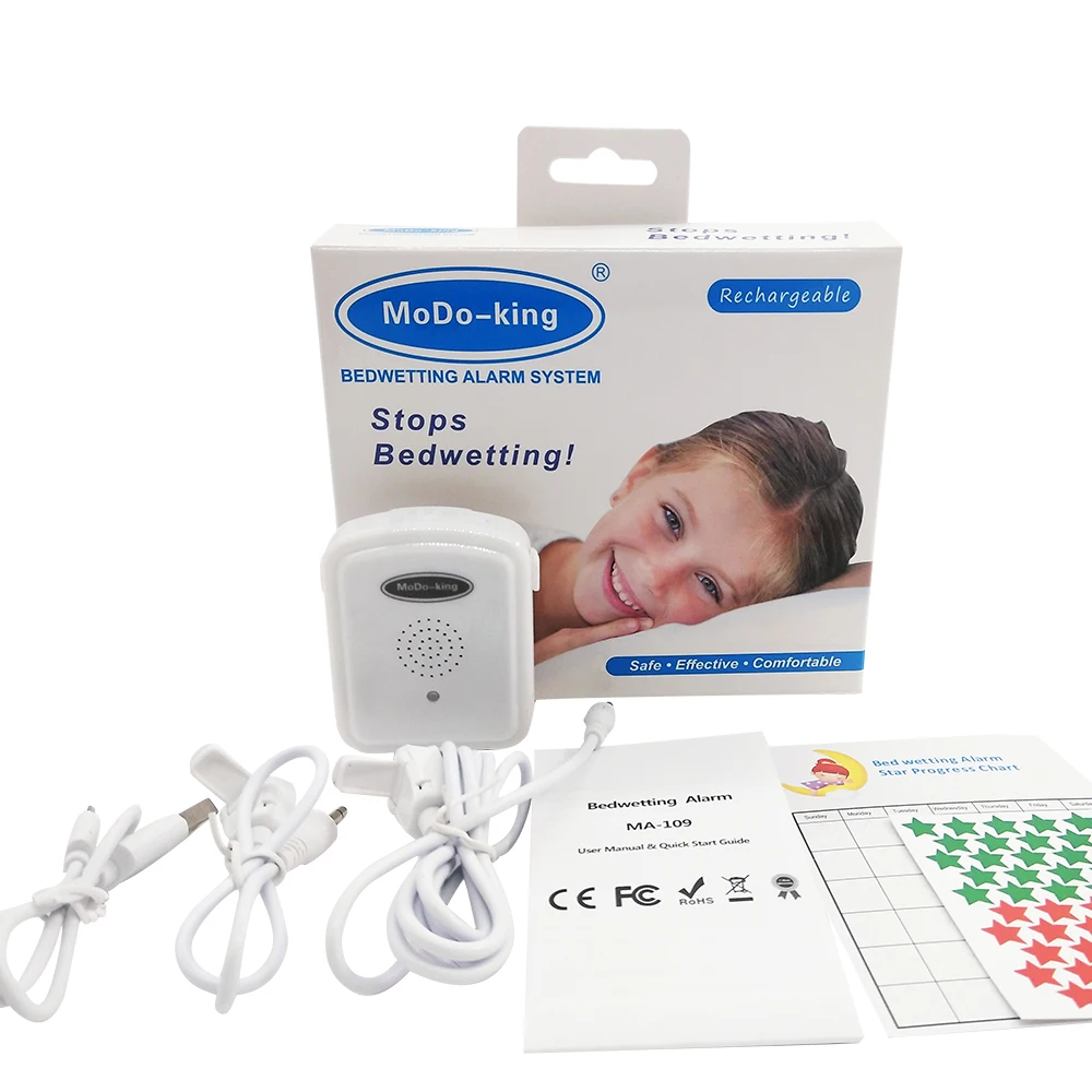 Rechargeable Bedwetting Enuresis Alarm For Baby Boys Kids Nocturnal Enuresis MA-