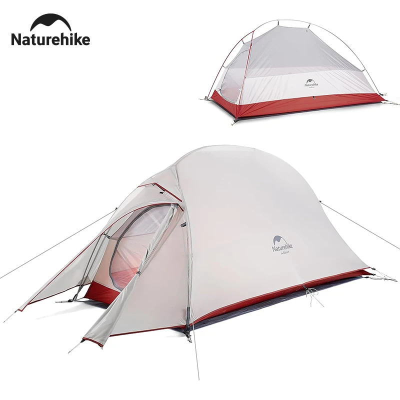 Naturehike Camping Tent Ultralight Portable Cloud Up 1 Person Shelter Tent Foldi