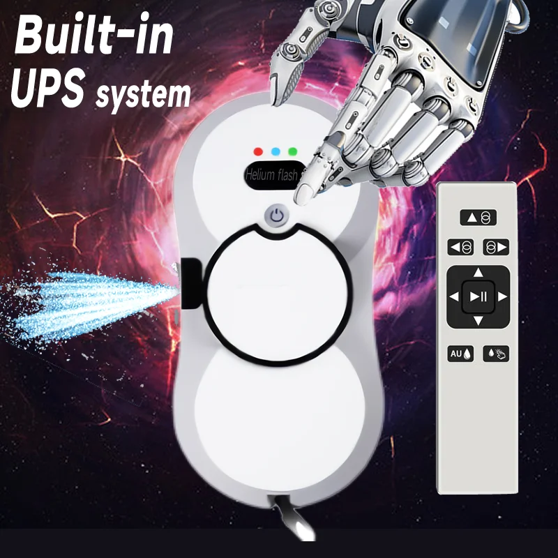 New In Automatic Robot Window Cleaner Vacuum Smart Home Appliance Clean Glass Wi