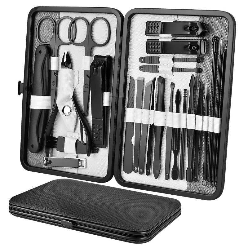 New Manicure Set 10/15/25 pcs Full Function Kit Professional High-quality Steel 
