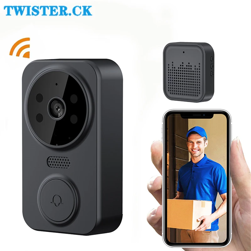 New Smart Visual Doorbell Video Door Bell Two-way Intercom Intelligent Infrared 