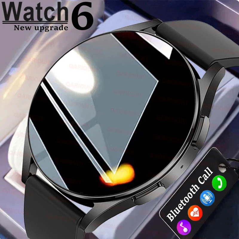 New Smartwatch 6 Men Full Touch Blood Pressure Blood Oxygen Bluetooth Call Sport
