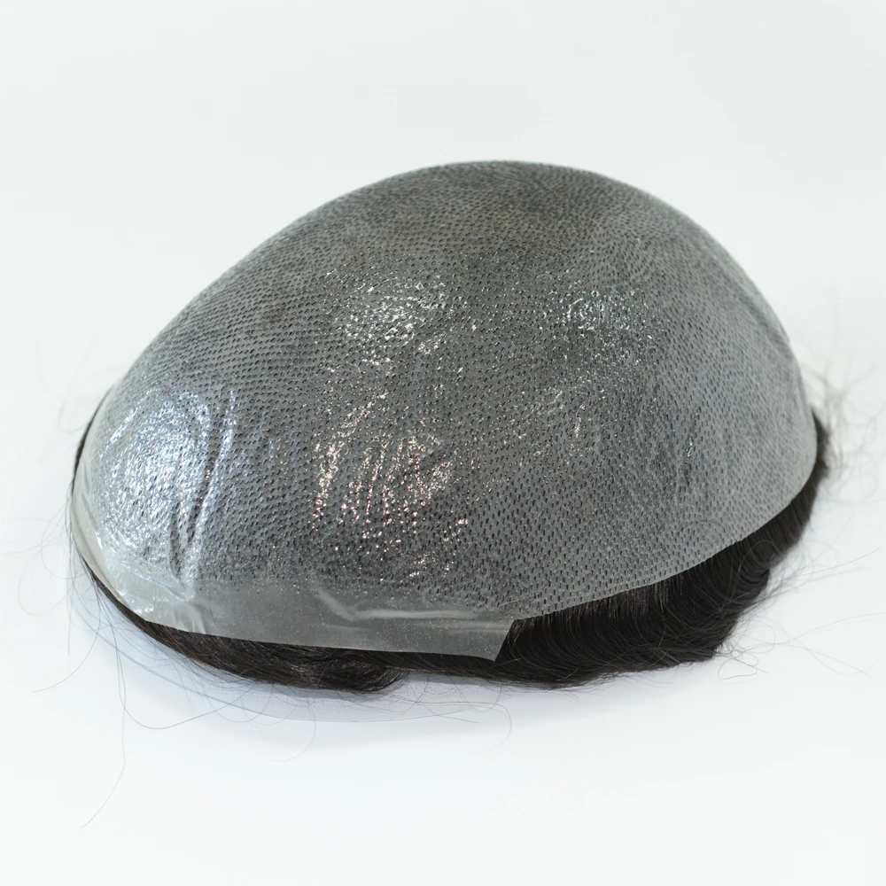 OS25 - Thin Skin Toupee Indian Hair Wigs for Man Hair Density 100% 110% 130% 1/8