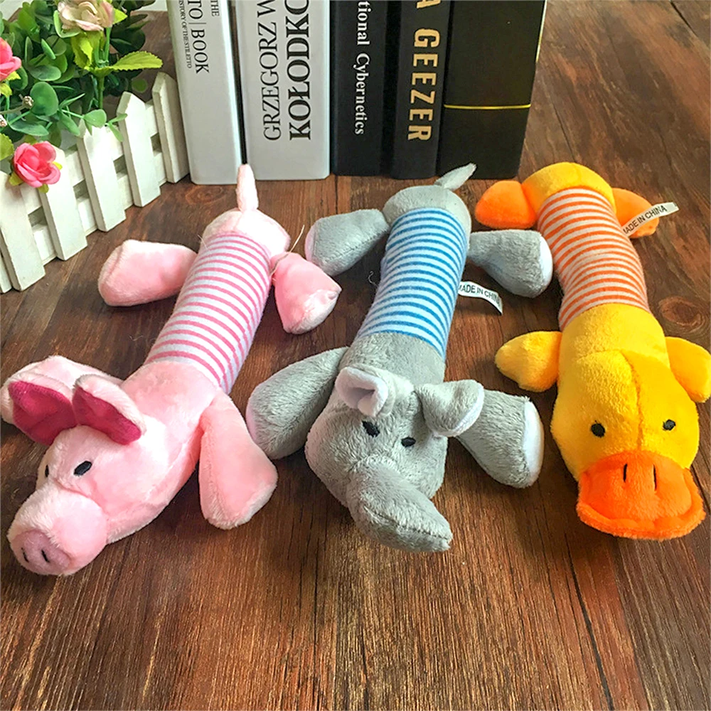 Pet Dog Toy Squeak Plush Toy For Dogs Supplies Fit for All Puppy Pet Sound Toy F