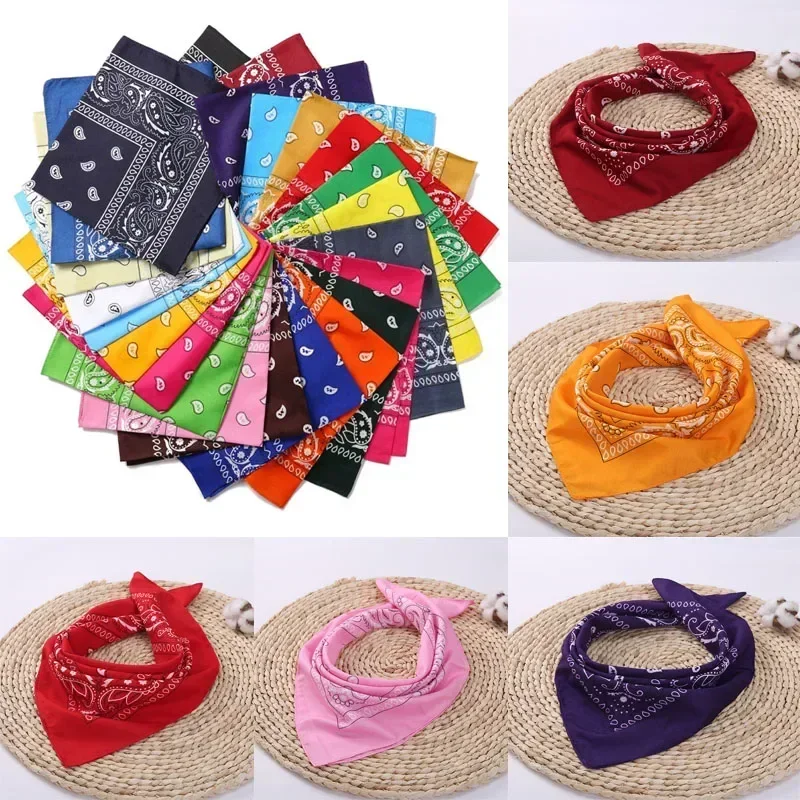 Popular Hip Hop cashew flowers Bandana Men Women Outdoor Headbands Hair Band Wri