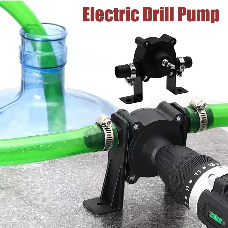 Portable Electric Drill Pump Self Priming Transfer Pumps Oil Fluid Water Pump Po