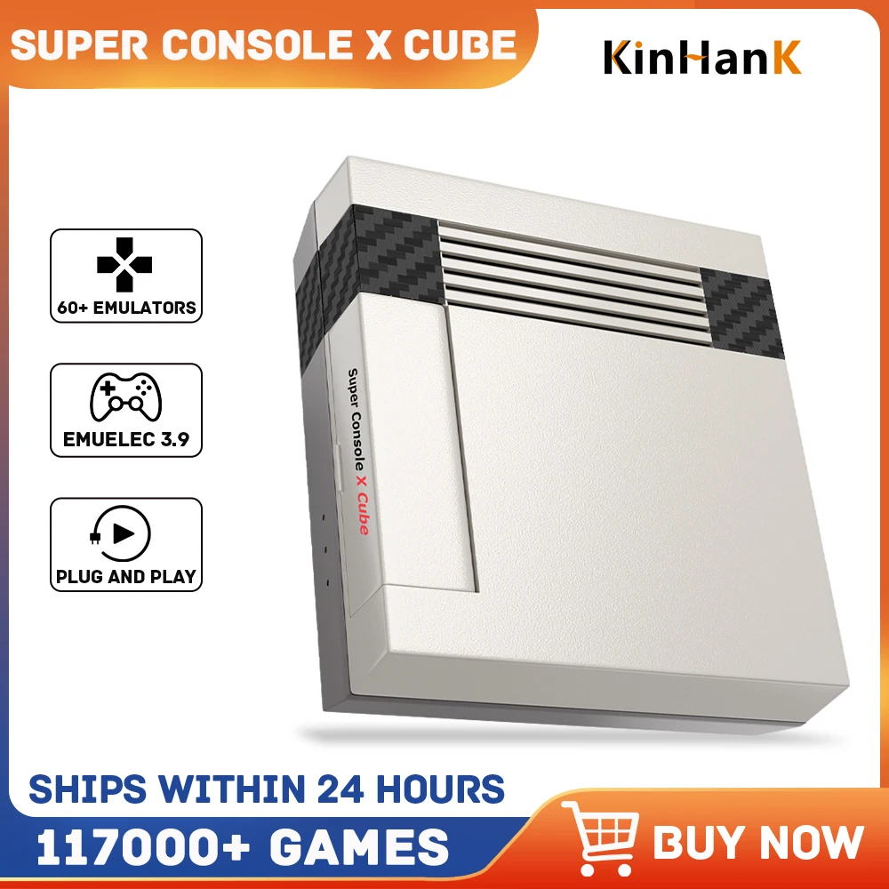 Retro Games for MAME/DC/ARCADE 117000+ Games Super Console X Cube 4K Mini TV Box