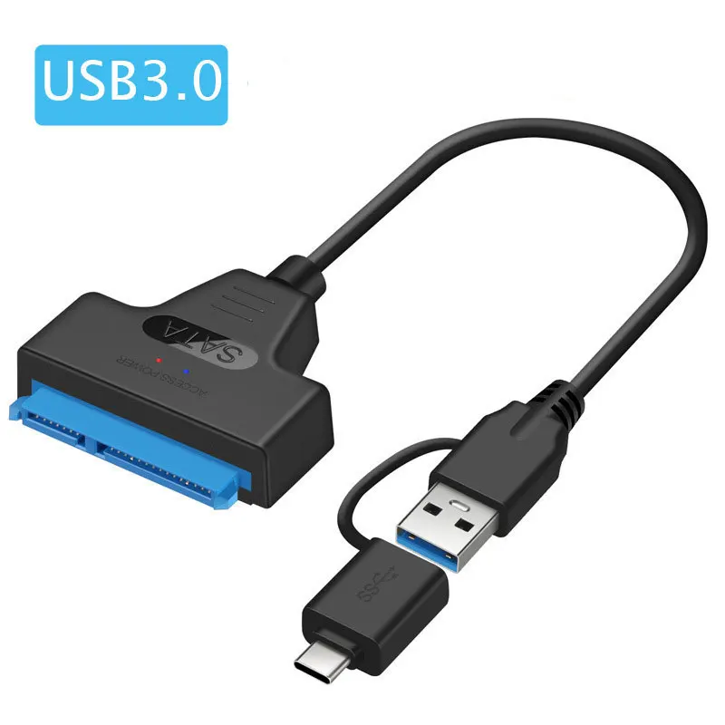 SATA to USB 3.0 / 2.0 Cable for 2.5 Inch External HDD SSD Hard Drive SATA 3 22 P