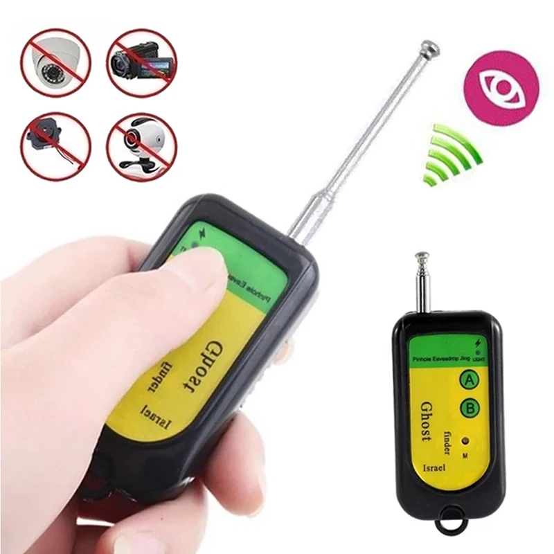 Signal Detector Wireless Signal RF Tracer Mini Camera Finder Ghost Sensor 100-24