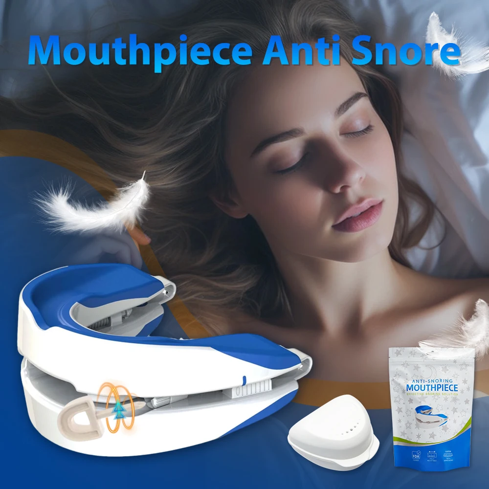 Silicone Anti Snoring Bruxism Mouth Guard Snoring Prevention Sleeping Aids Apnea