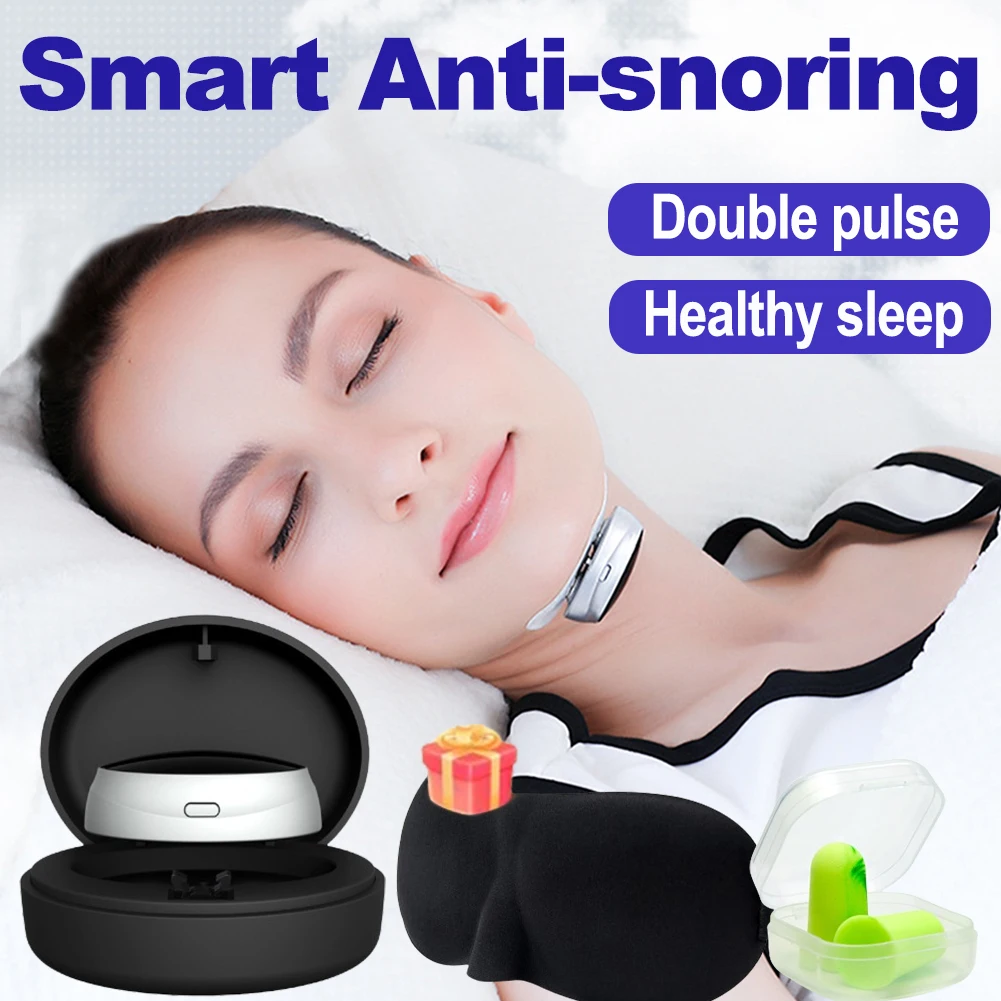 Smart Anti-Snoring Device Electric Breathing Corrector Sleep Smart EMS Pulse Ant