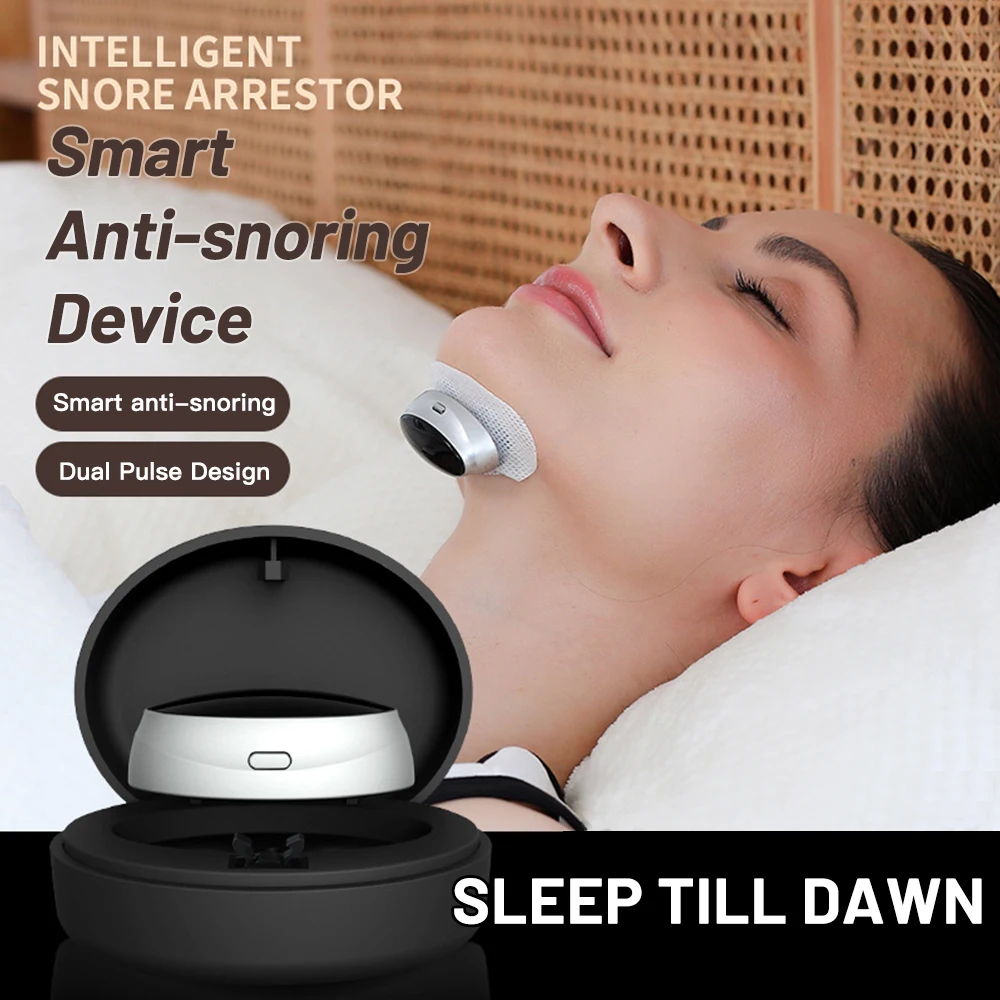 Smart Anti-snoring Device Breathing Corrector Electric Anti Snoring Sleep Pro Sm