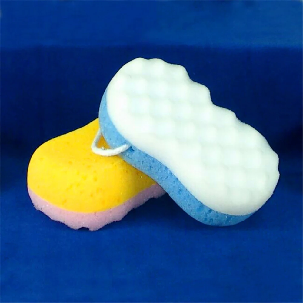 Soft Bath Sponge Body Scrub Bast Wisp Massage Brush Body Washcloth Skin Scrubber