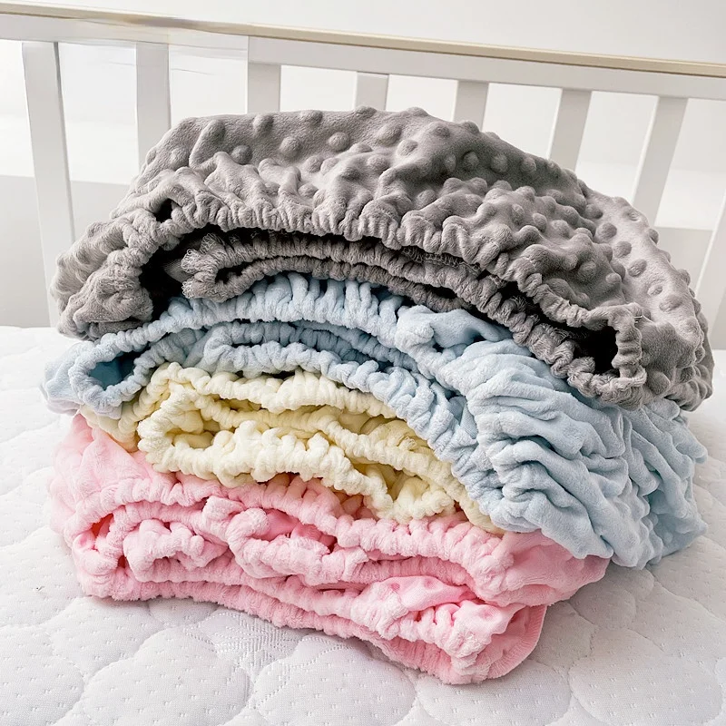 Soft Warm Baby Bed Sheet Crib Newborn Bedding Set for Children Kids Bubble Mattr