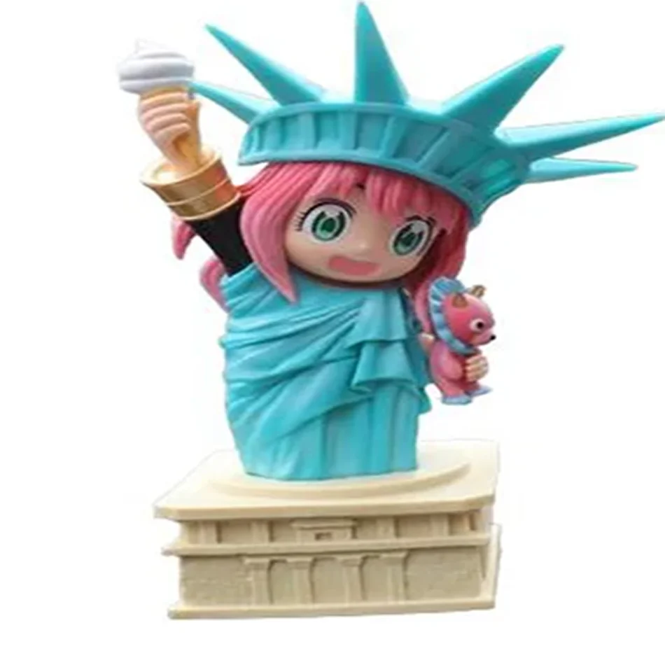Spy×Family Figure Anya Forger Anime Figurine Anya Goddess of Liberty 18.5cm Stat