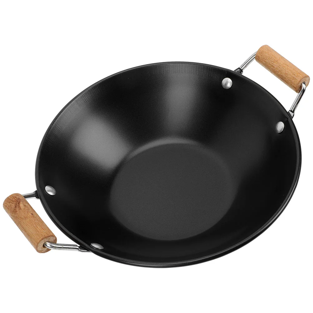 Stainless Steel Griddle Household Cooking Wok Metal Cookware Kitchen Stainless C