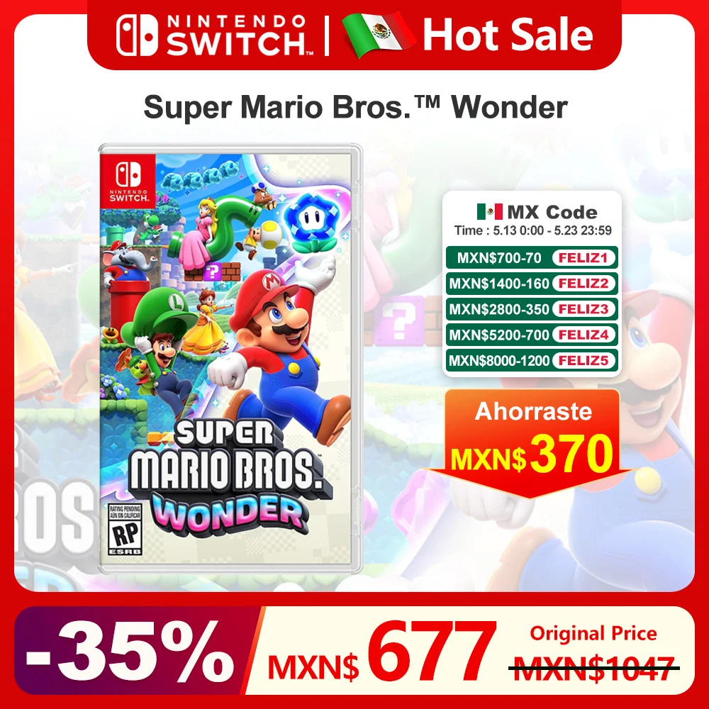 Super Mario Bros. Wonder Nintendo Switch Game Deals 100% Official Original Physi