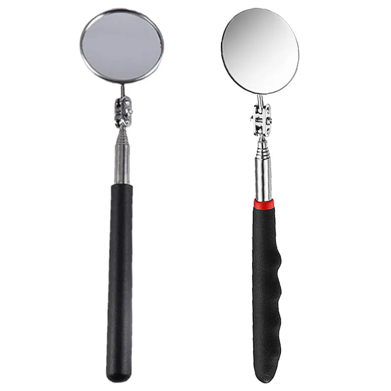 Telescoping Inspection Round Mirror 360Retractable Extending Car Angle View Pen