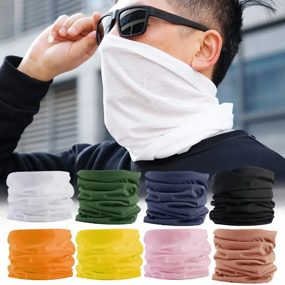 Utdoor Sport Scarf Neck Warmer Unisex Women Men Tube Face Scarf Hiking Cycling F