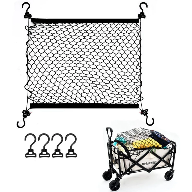 Utility Camping Trolley Net, Wagon Cargo Net, Wagon Parts Cargo Net, Heavy Duty 