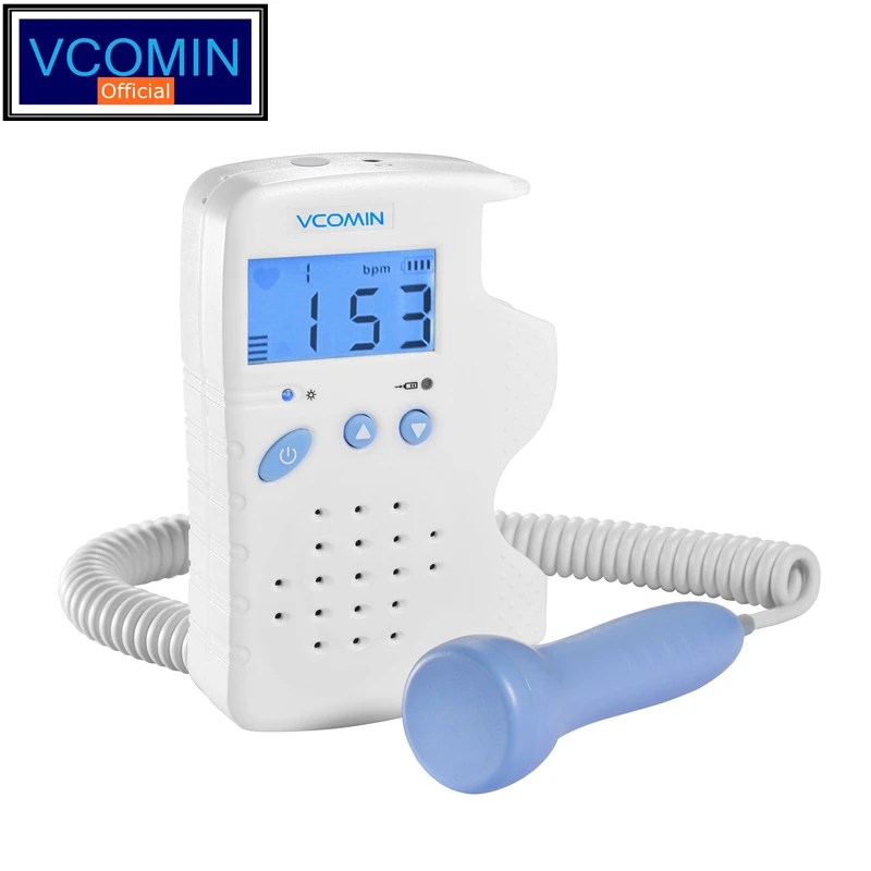 Vcomin Fetal Doppler hand-hold Pocket portable sound Baby heart pregnancy Ultras