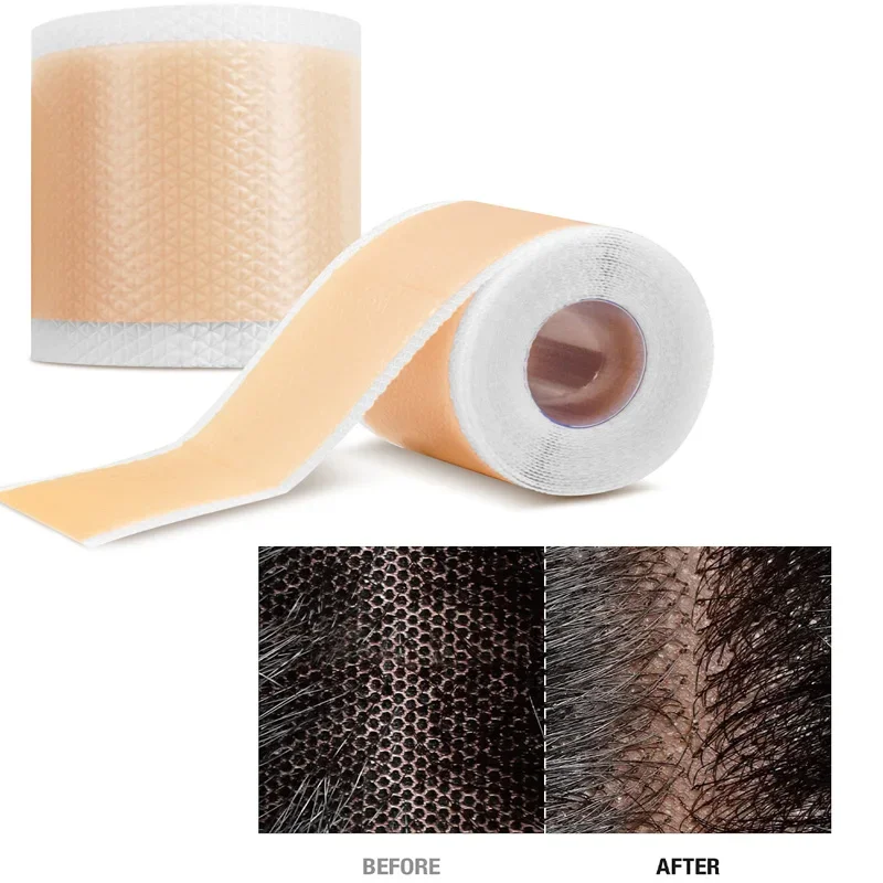 Wig Adhesive Tape Lace Wig Grids Silicone Lace Tape Healer Breathable Wig Knots 