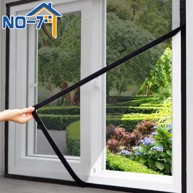 Window Mosquito Net Self-adhesive Anti Mosquito Door Mosquito Mesh DIY Free Cutt