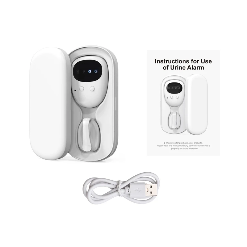 Wireless Urine Wet Alarm Pee Alarm with Receiver Clip-on Transmitter Bedwetting 