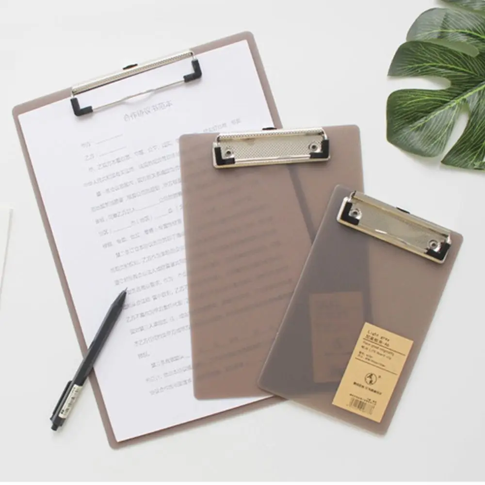 With Low Profile Gold Clip A4 A5 A6 File Folder Writing Tablet Writing Sheet Pad