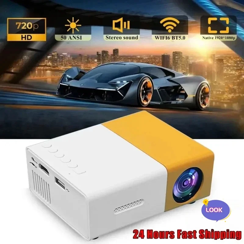 YG300 MINI Projector Portable Home Theater Smart TV Laser Beamer 3D Cinema LED V