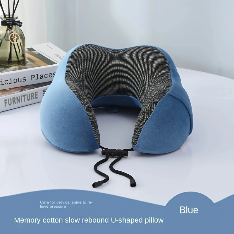 1pc U-shaped Headrest Neck Support pillow,Slow Rebound Travel pillow, Nap Pillow