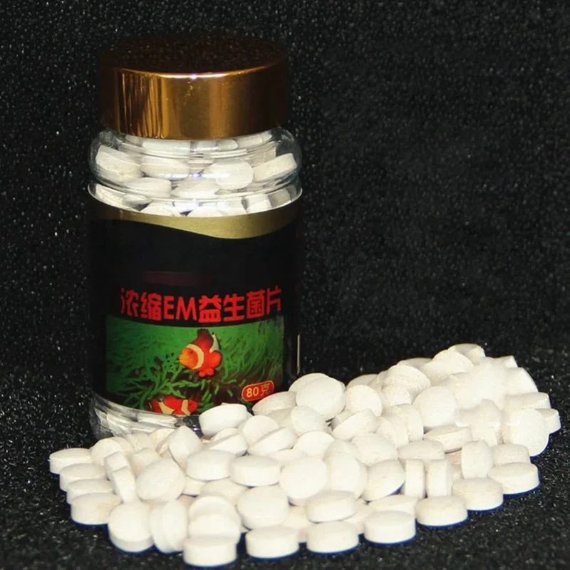80g/Bottle bacterium Capsule For Fish Tank Pond Cleaning Water Probiotics Bio-Ni
