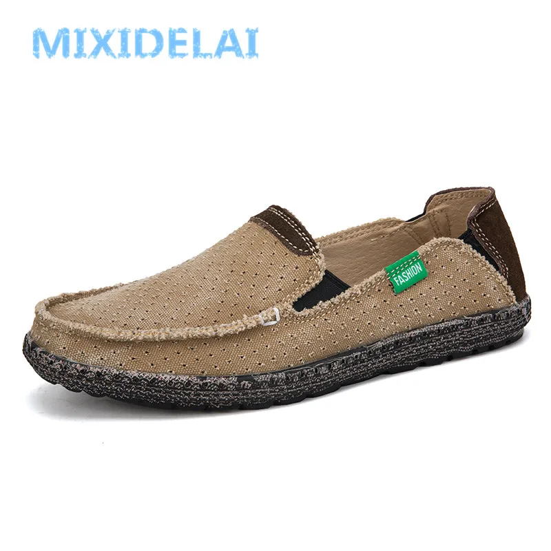 New Men Canvas Shoes Fashion Men Casual Shoes Comfortable Breathable Men Loafers