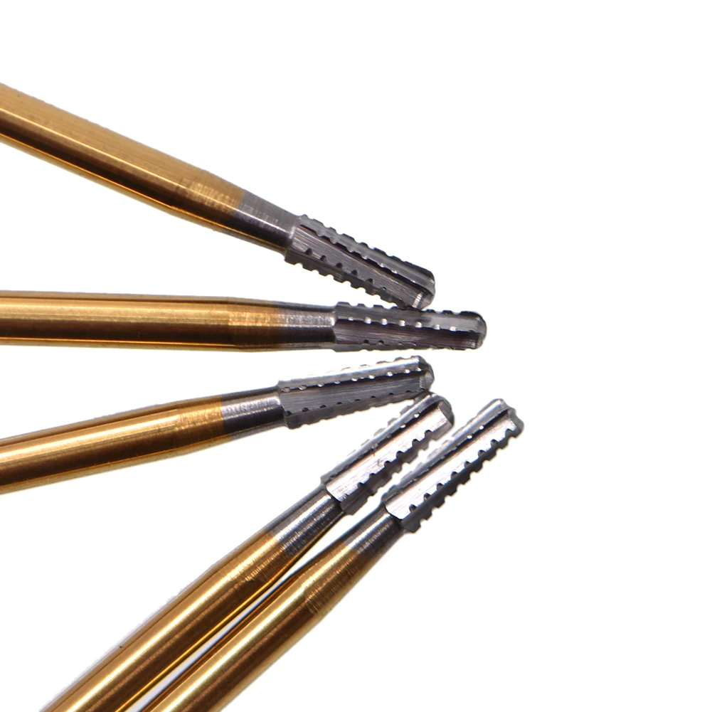 10pcs/box Dental Broken crown needle for break crown Endodontic Silver Gold Plat