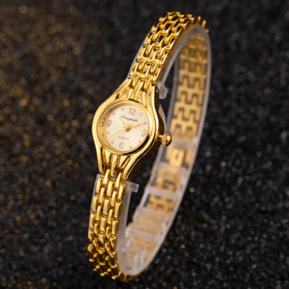 Simple Elegant Small Women's Watches Luxury Brand Gold Wrist Watches for Women L