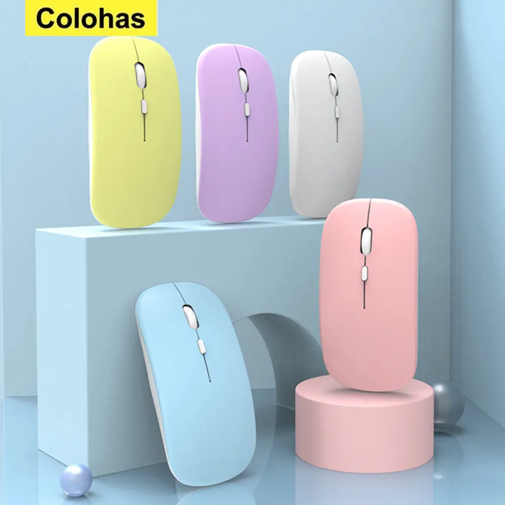 Portable Wireless Bluetooth Mouse Magic Silent Ergonomic Mice For Laptop Noteboo