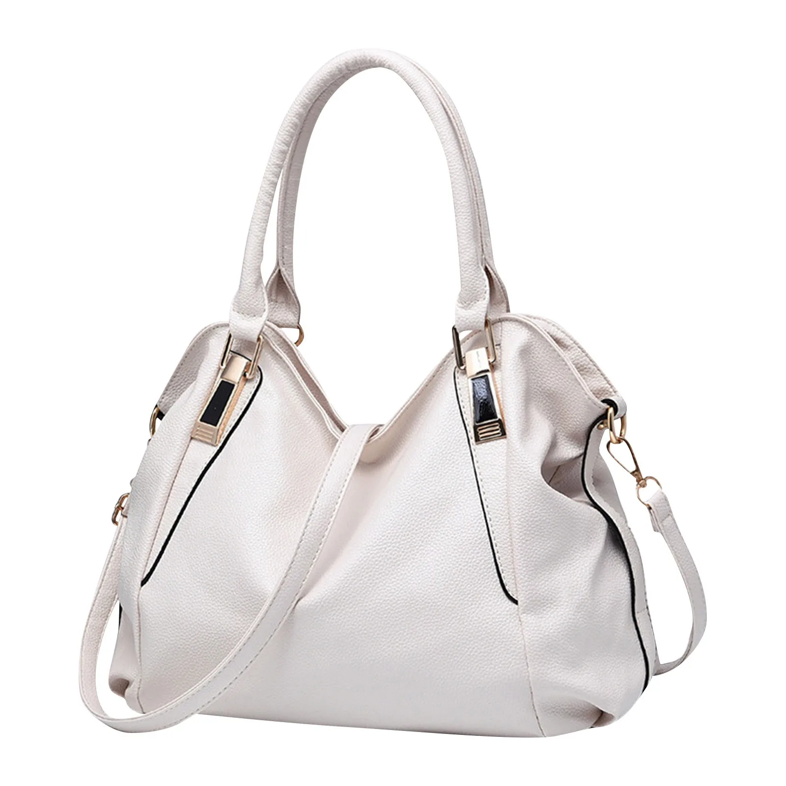 Women's Fashion Soft Leather Handbag Classic Temperamental Large Capacity Top-Ha