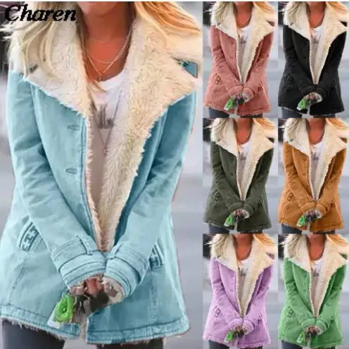 Thick Warm Winter Coat Women Winter Jacket Fur Lining Plus Hooded Female Parkas 
